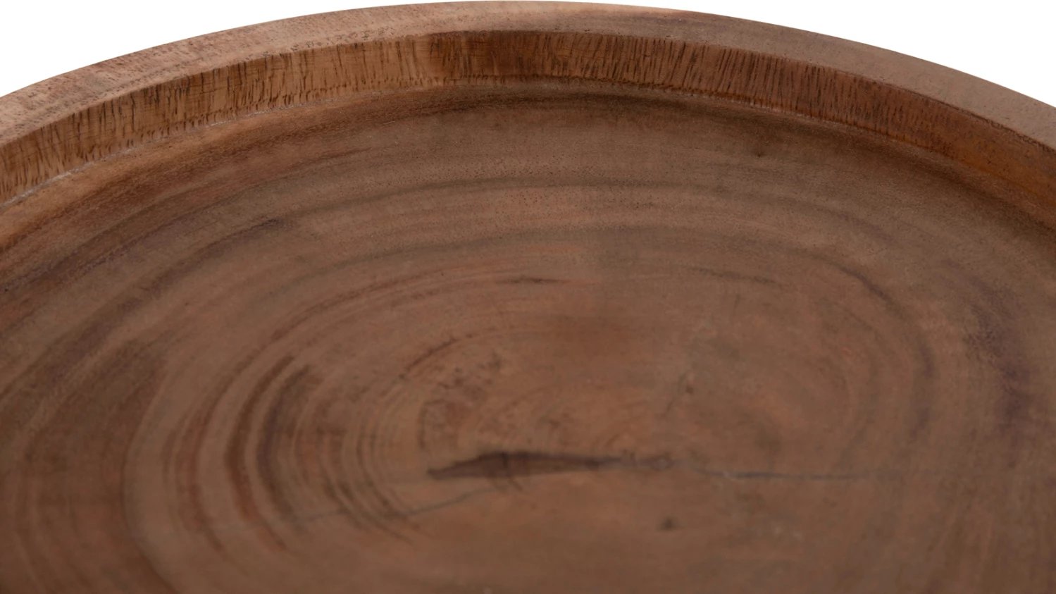 Tavolinë anësore LOKI, dru suar i fortë, ngjyrë natyrale, FH9899.11, 30x50cm