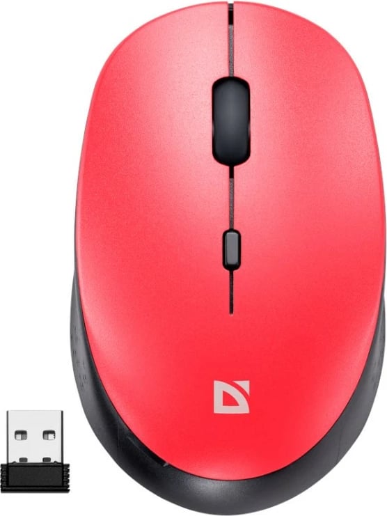 Maus wireless Defender AURIS MB-027, 800/1200/1600 DPI, Kuq