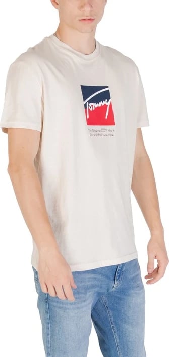 Maicë Tommy Hilfiger Jeans për meshkuj, beige