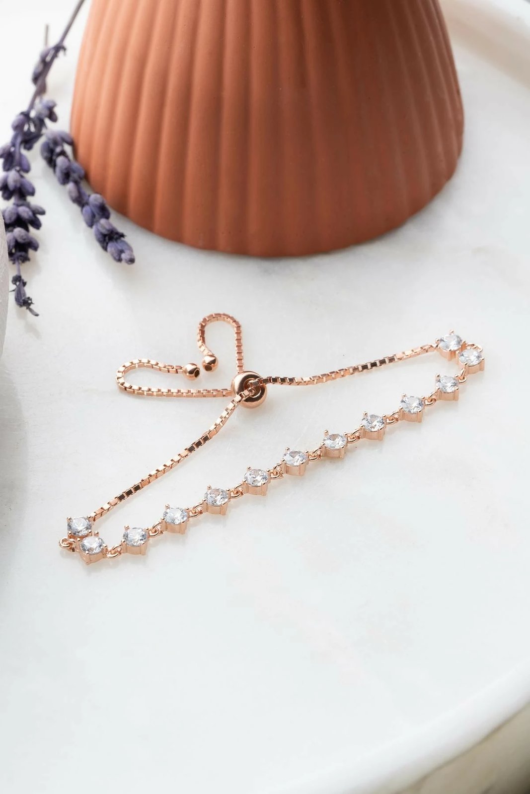 Byzylyk argjendi Jumeon, ngjyrë rozë dhe e bardhë, NRZ999376