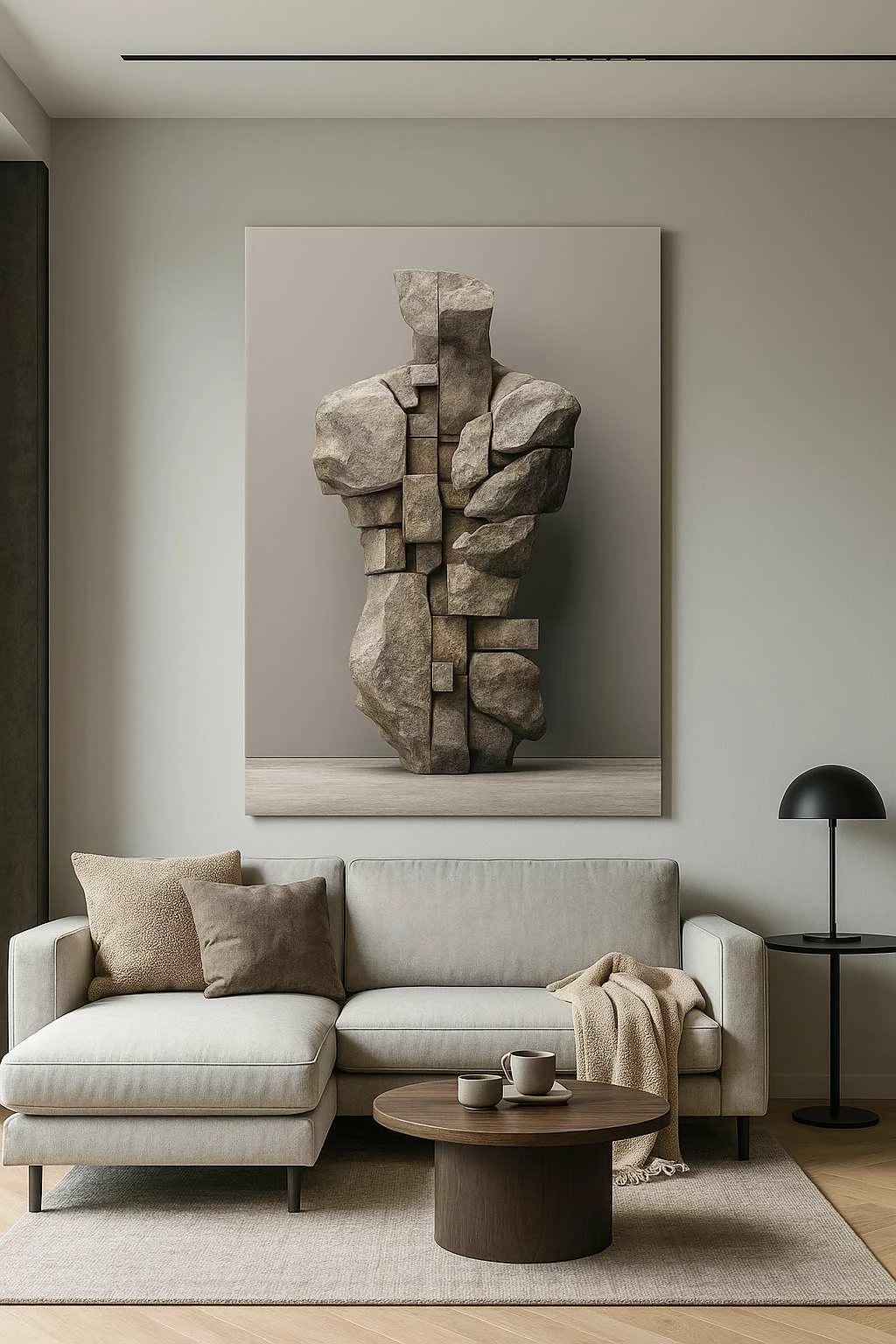 Pikturë dekorative në kanavacë, shumëngjyrëshe, Wallity, HM_CNVS26-28, 50x70cm