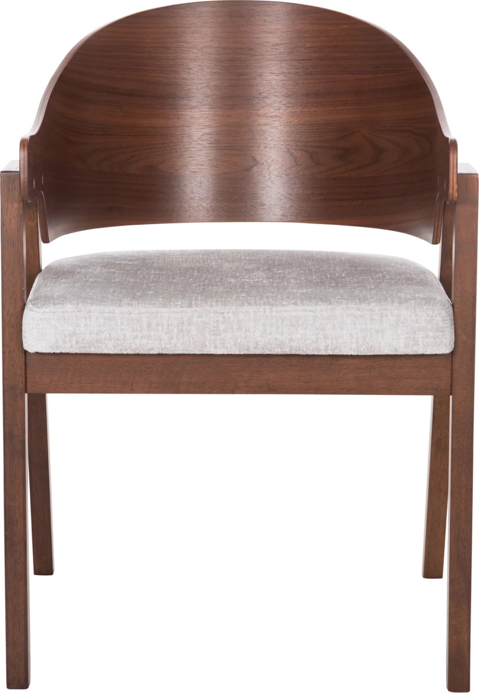 Karrige për ngrënie NERO FH9972 dru gome ngjyrë arre-gri, set prej 2 copë