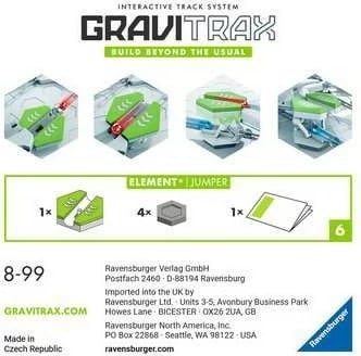 Set ndërtimi Ravensburger GraviTrax, plastikë, shumëngjyrësh