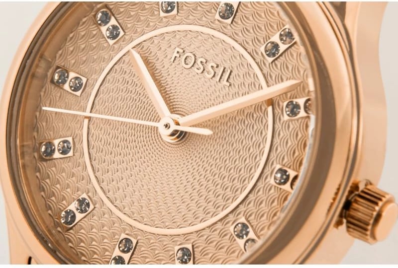 Orë dore për femra Fossil, rozë gold