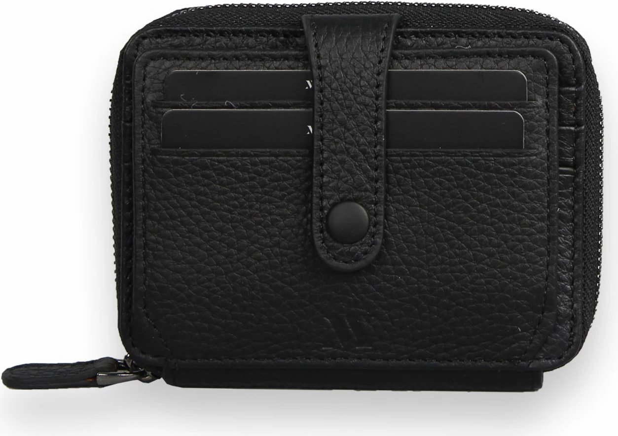 Portofol lëkure i zi, Zoozie Bags, 4229