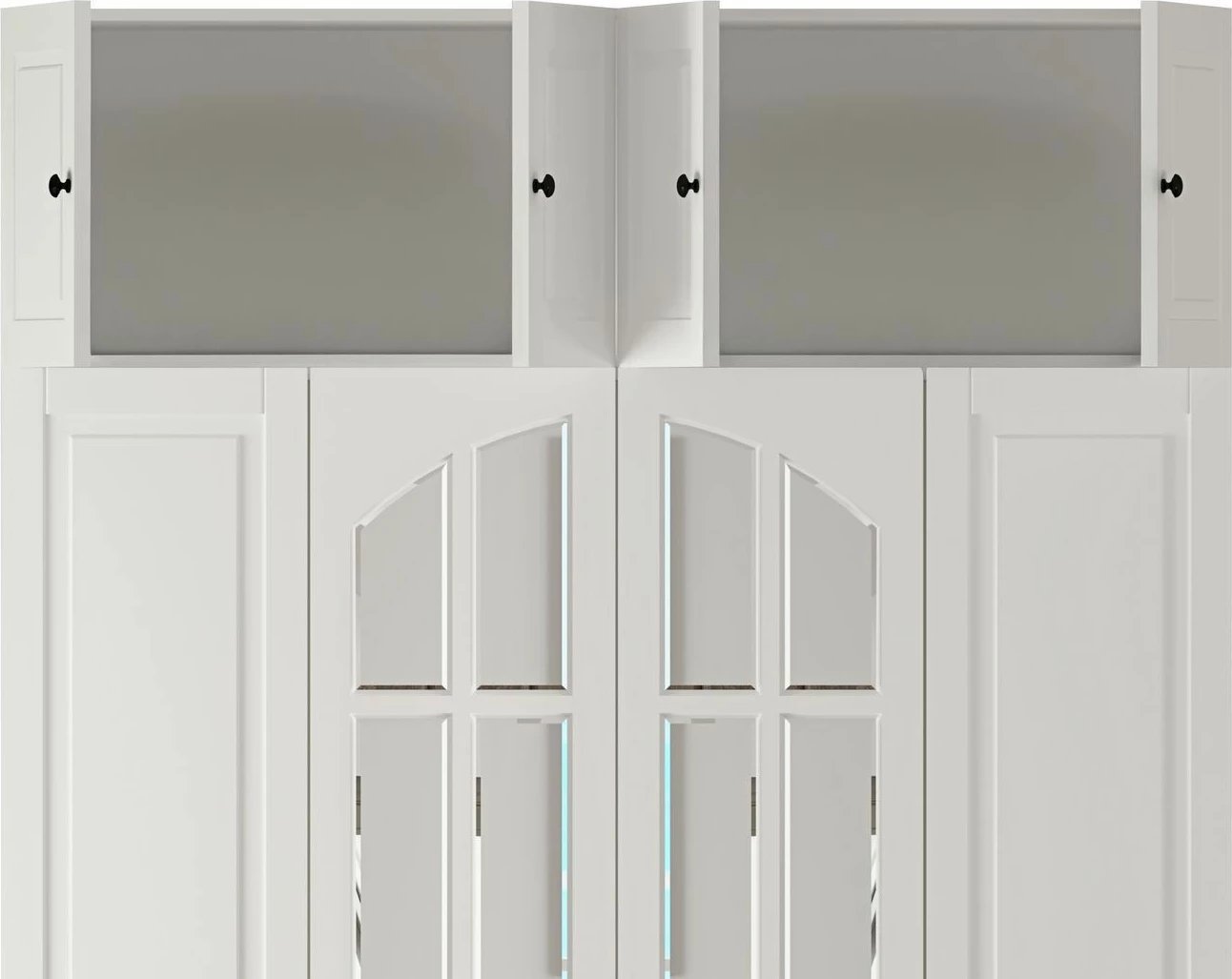 Dollap Skye Decor, ngjyrë e bardhë mat, Rb-185-11