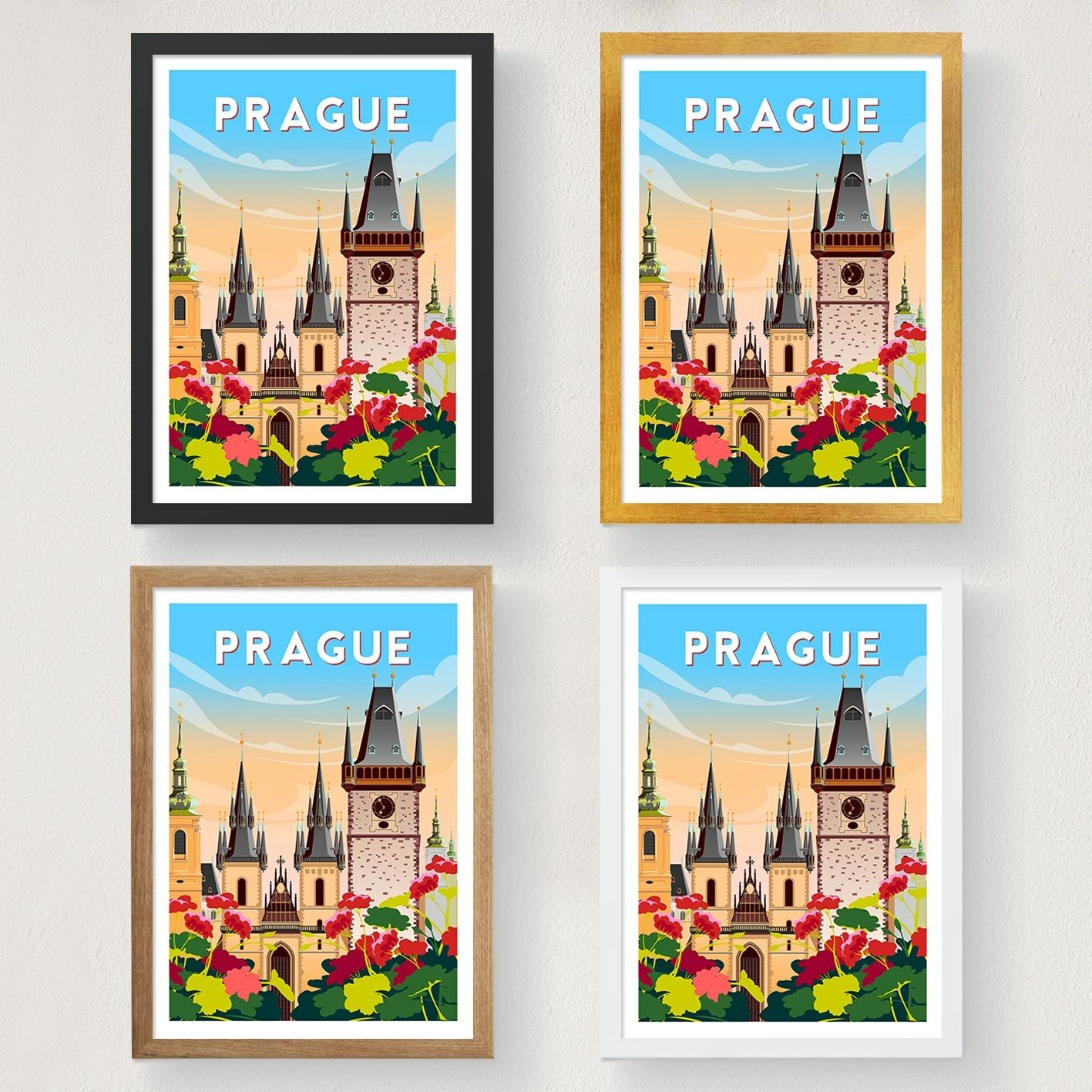 Poster A3, Wallity, Pragë - 2009