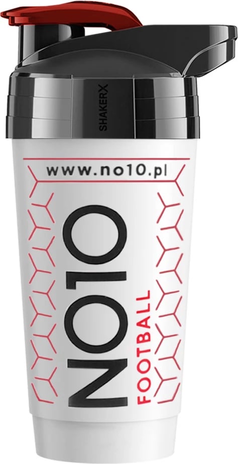 Bidon shaker NO10, i bardhë