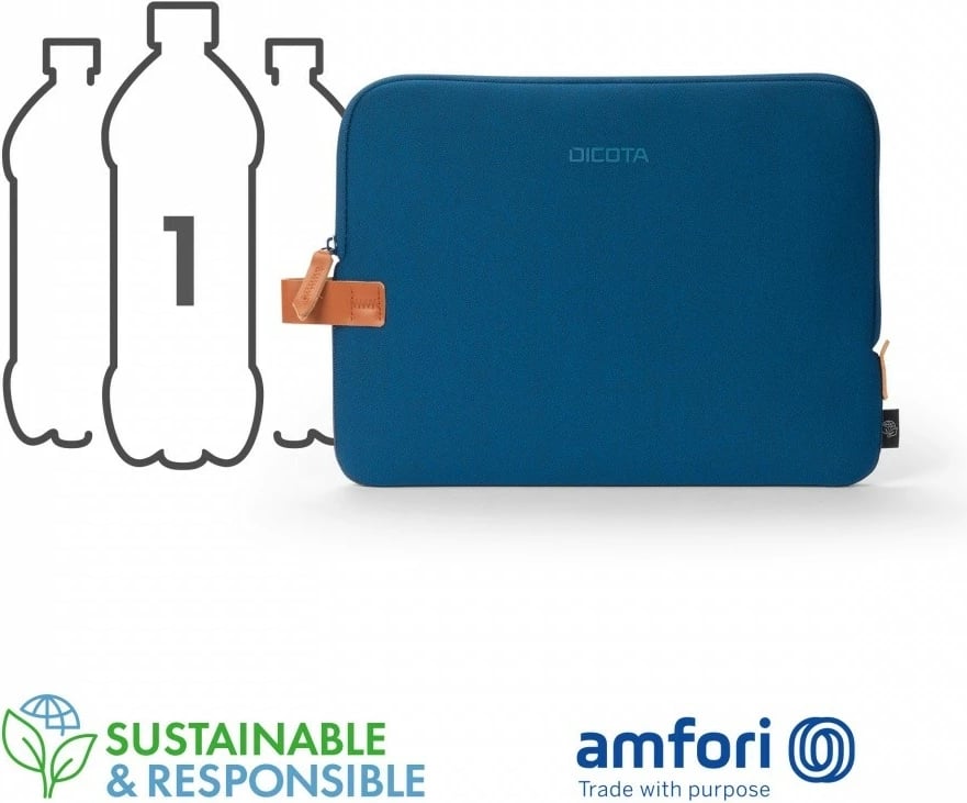 Mbështjellës notebook DICOTA Skin URBAN, 16 inç, neoprene, blu
