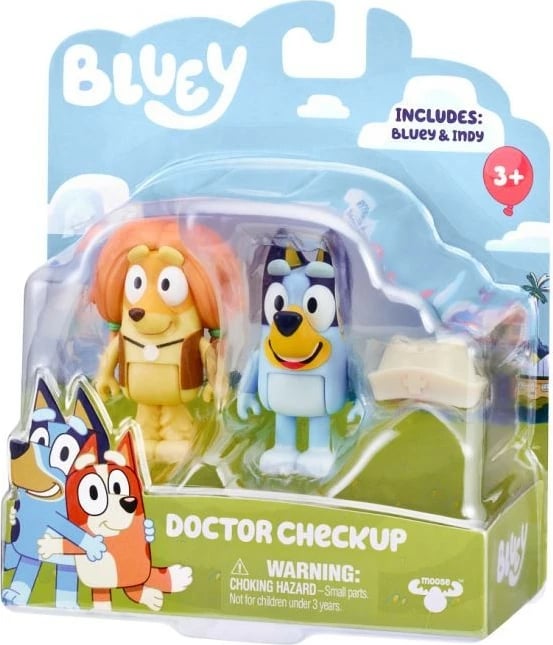 Set figurina Bluey Tm Toys BLU13046, 2 copë, plastikë