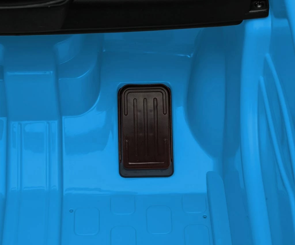 makinë elektrike për fëmijë, Milly Mally, Fiat 500e, 12V dy motorë 390, 3 shpejtësi 3–6 km/h, telekomandë prindërore, USB Bluetooth LED, blu