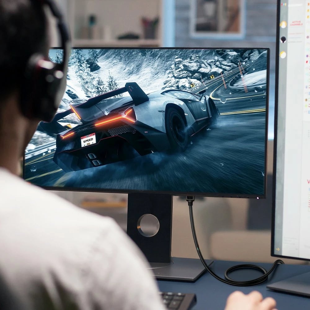 Kabllo rrjeti Ugreen NW107, Cat 7 F/FTP, RJ45, 15m, e zezë