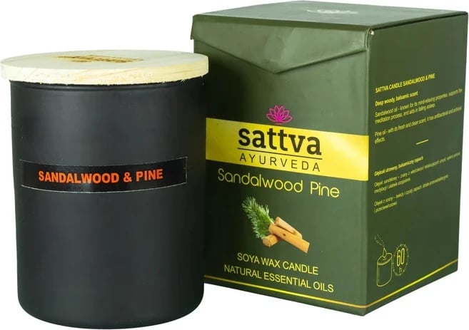 Qiri soje Sattva Sandalwood and Pine 200g