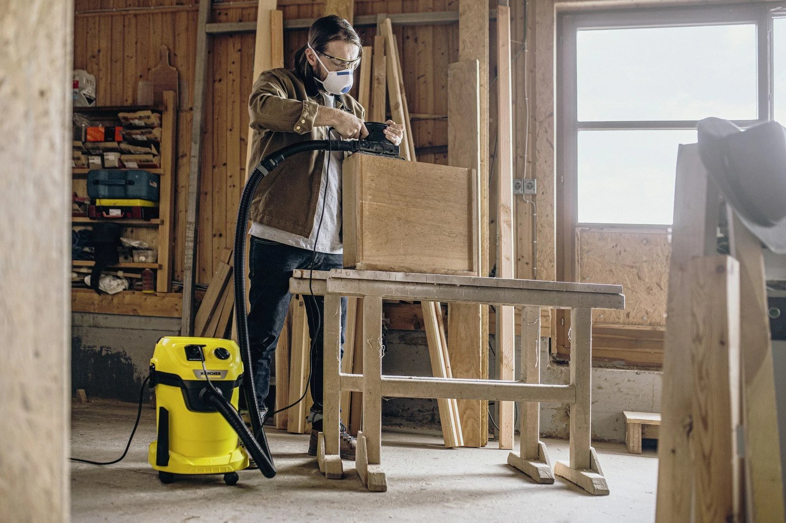 Fshesë elektrike KARCHER WD 3 P V-17/4/20, e verdhë