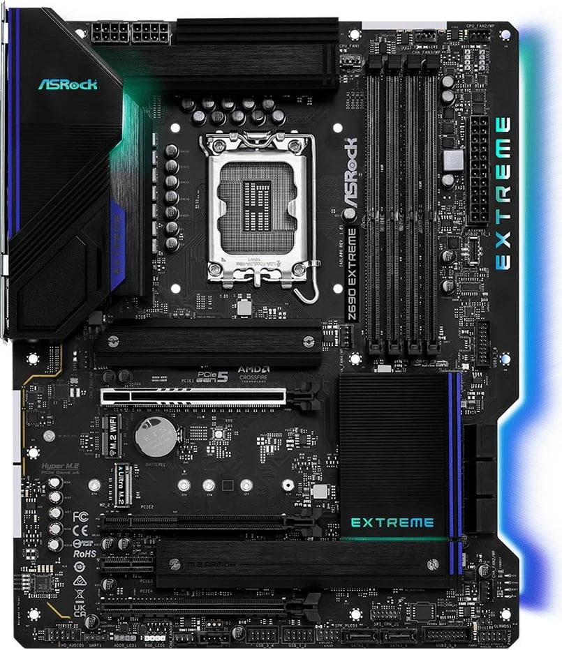 Pllakë amë ASRock Z690 EXTREME DDR4, ATX, Intel Z690, DDR4, 128GB, e zezë