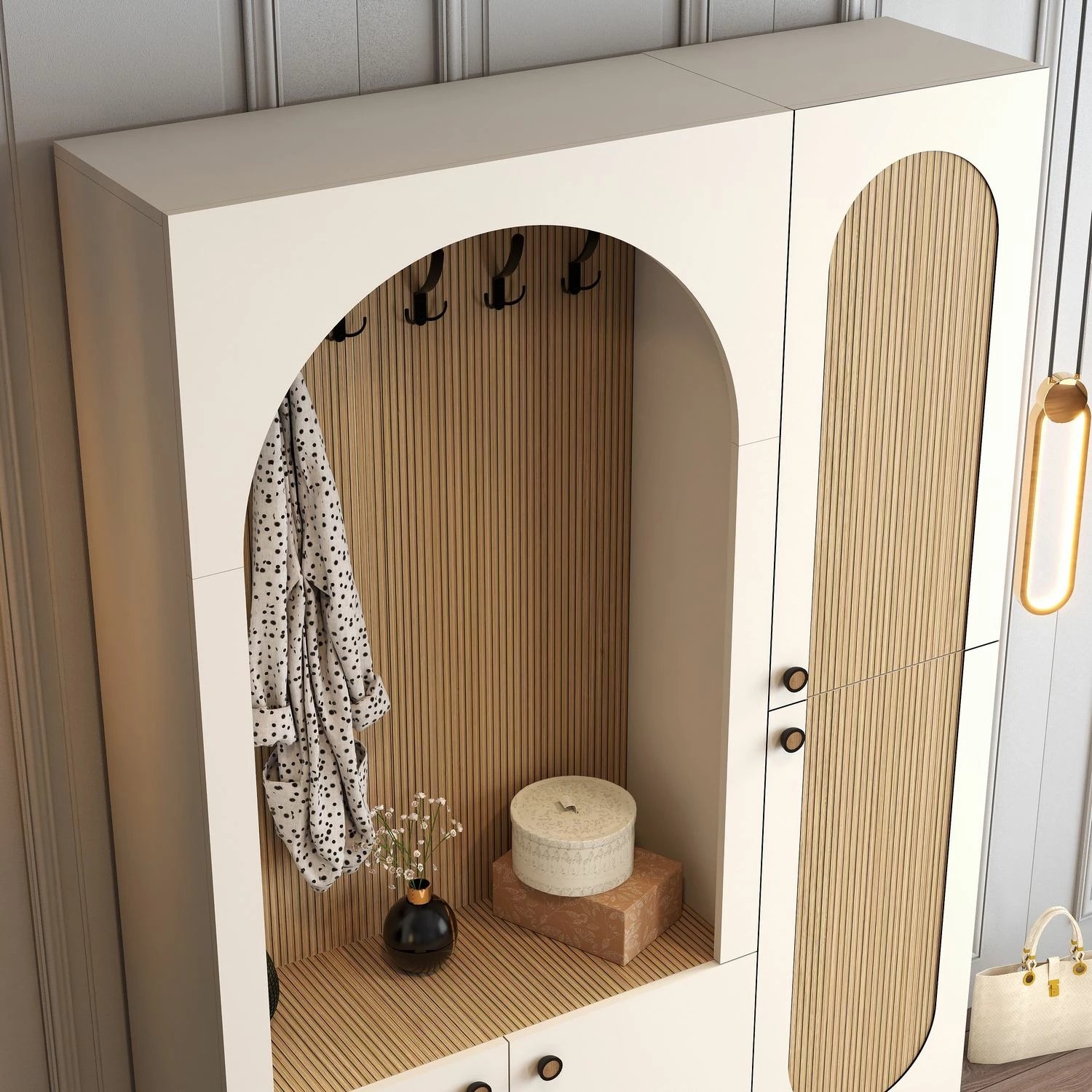 Stendë korridori Skye Decor, Palermo Kl, krem dhe lis