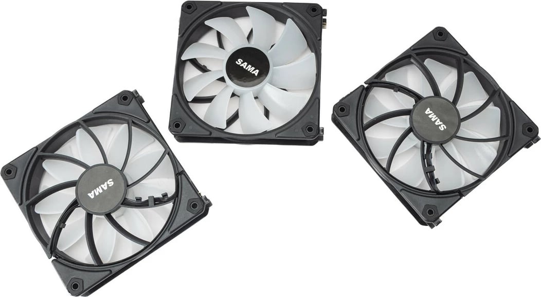 Ventilator Ftohës Për Kompjuter SAMA UF1203W/B