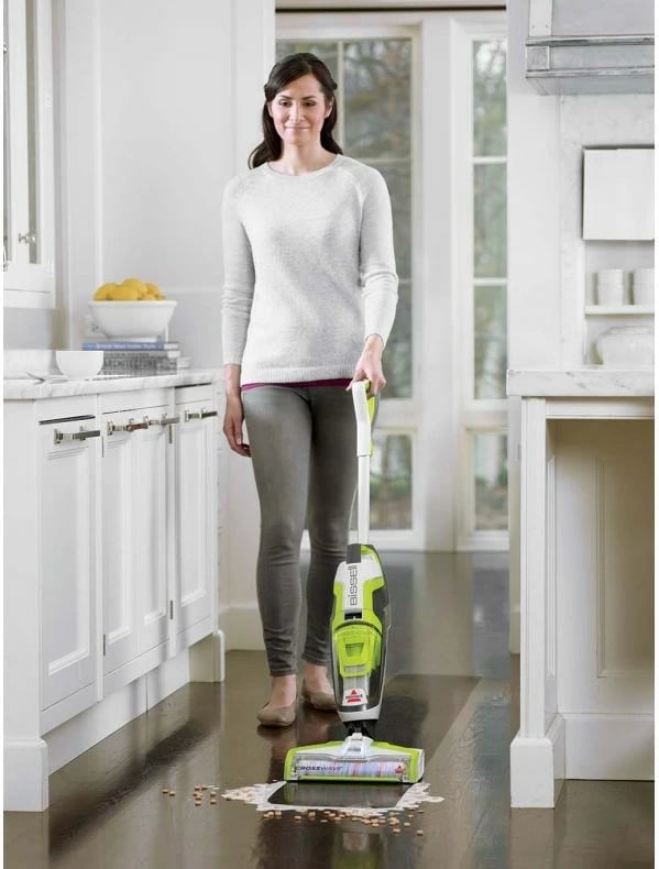 Fshesë elektrike vertikale BISSELL CrossWave Professional 17134, pa qese, 0.82L, Gri