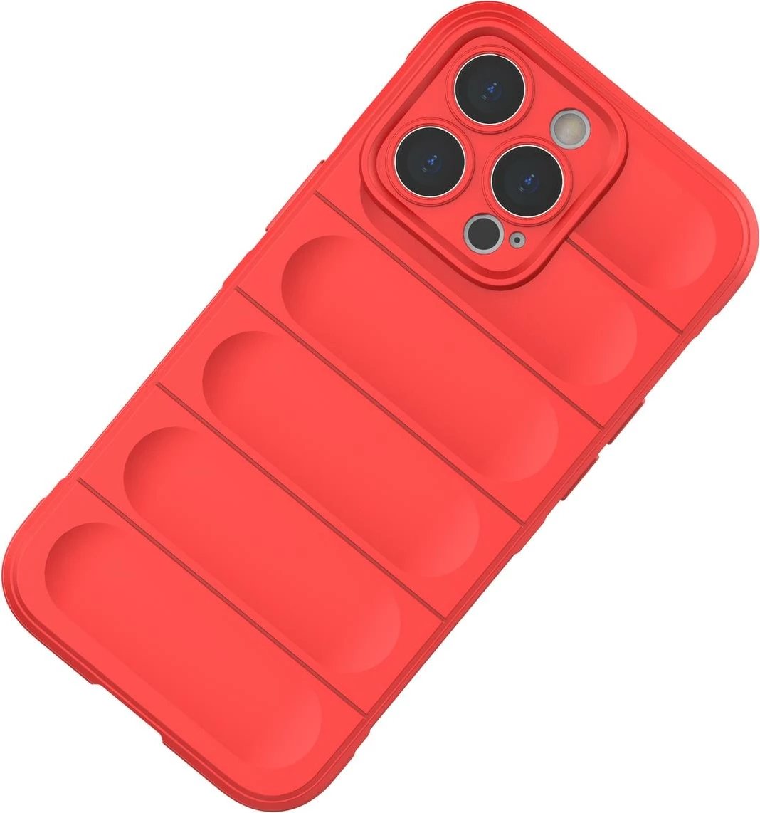 Mbështjellës Hurtel Magic Shield Case për iPhone 13 Pro Max, TPU, i kuq