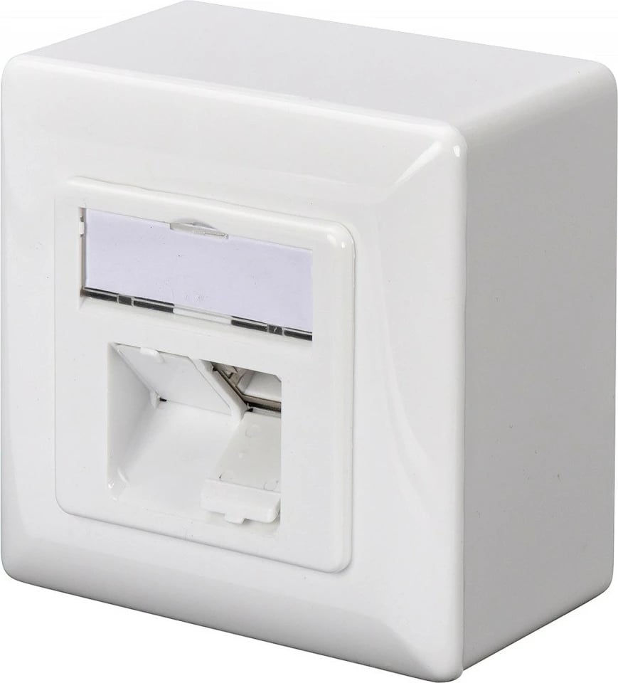 Prizë rrjeti Digitus DN-9007-S-1, 2xRJ45, Cat.6A, e bardhë