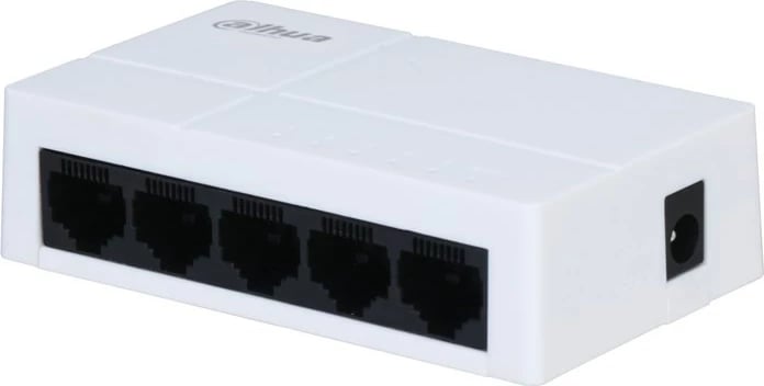 Switch DAHUA DH-PFS3005-5GT-L-V2, 5 porta Gigabit Ethernet, i bardhë