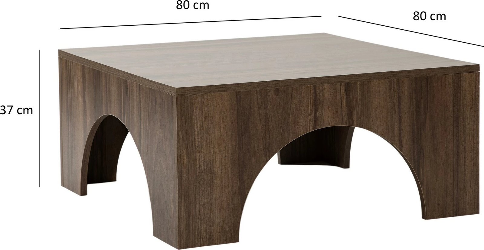 Tavolinë kafeje Hanah Home, Collesium, ngjyrë arre