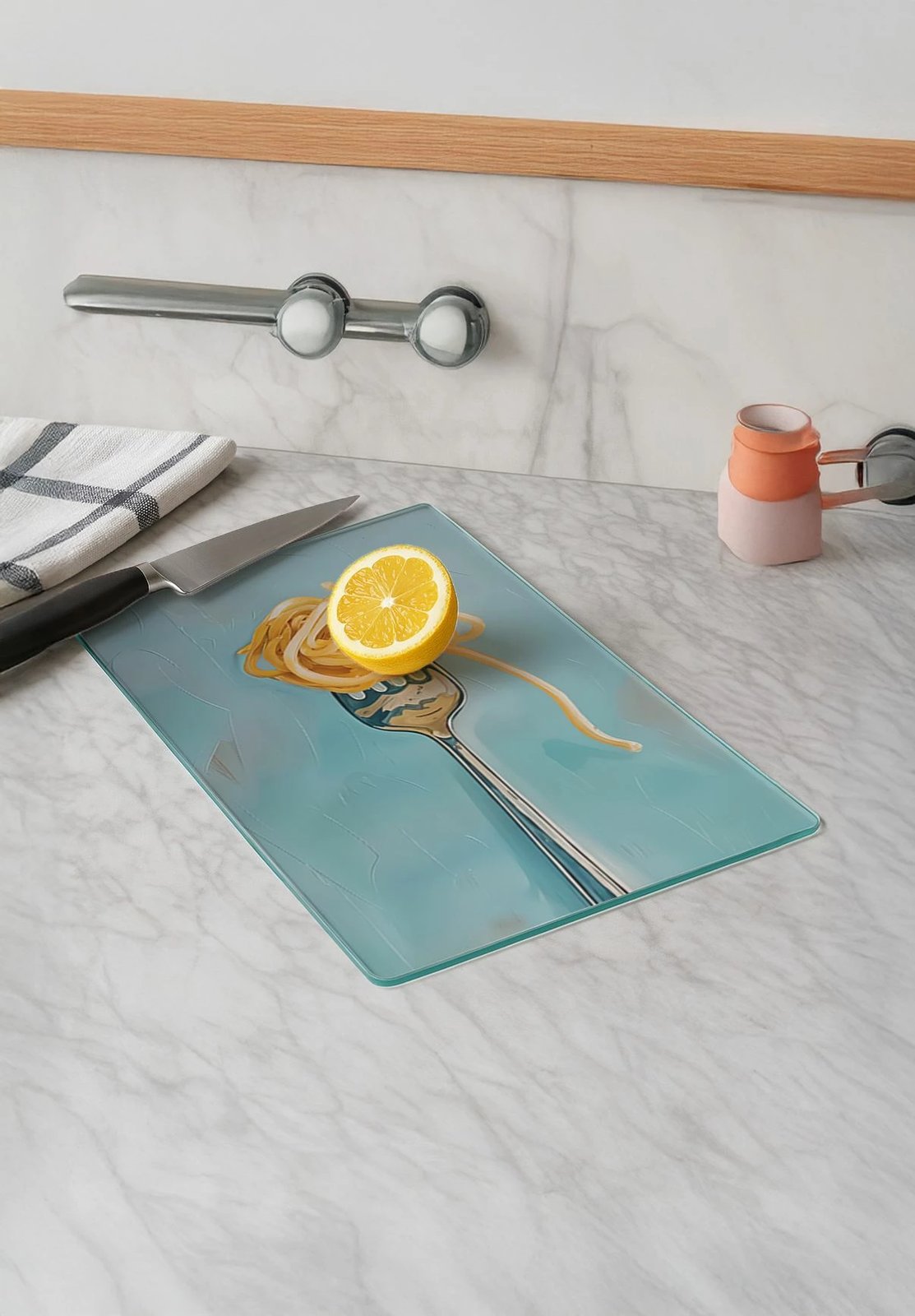 Dërrasë prerëse prej xhami të temperuar, Hermia, Kes-00023, 30x40cm Dërrasë prerëse prej xhami të temperuar, Hermia, Kes-00023, 30x40cm