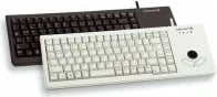Kasë Cherry G84-5400 me trackball, USB, QWERTY, e zezë