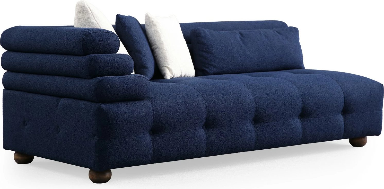 Këndore Boston, ngjyrë blu e natës, Atelier del Sofa, kënd i djathtë