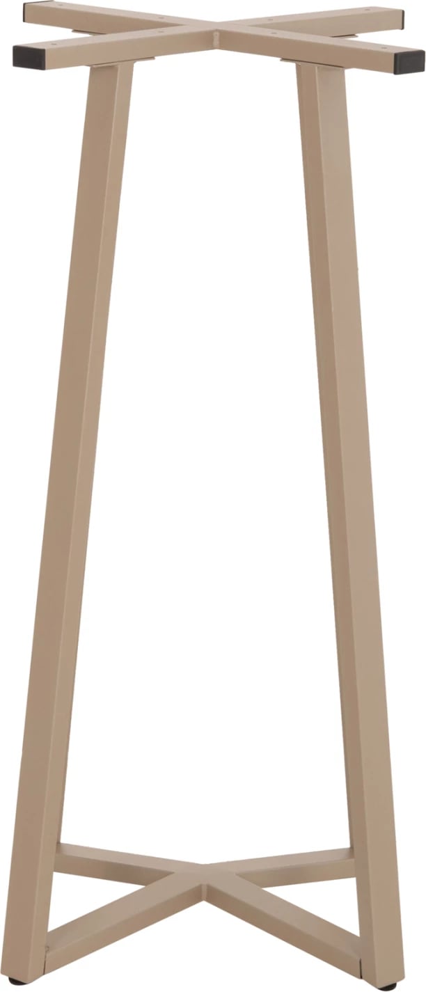 Baza e tavolinës për bar, lartësi mesatare, metal matte cappuccino, FH477.25, 50x50x90cm