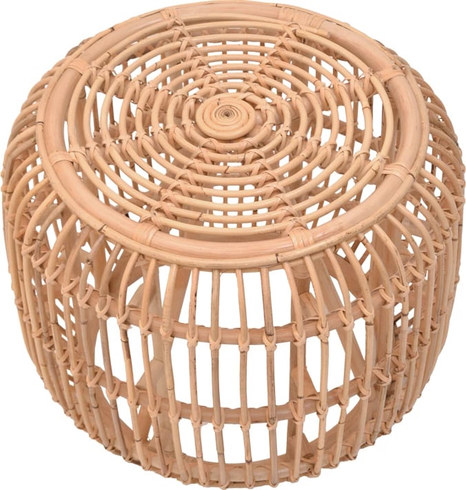 Karrige për bar rattan ngjyrë natyrale D60x46cm