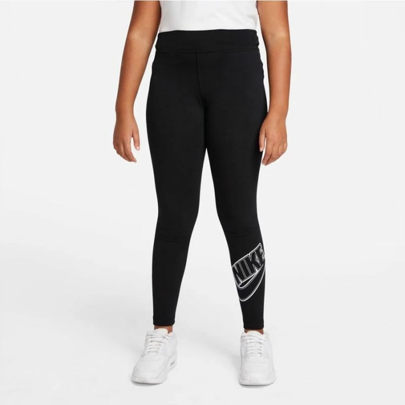 Leggings për vajza Nike Sportswear Essential Jr, të zeza