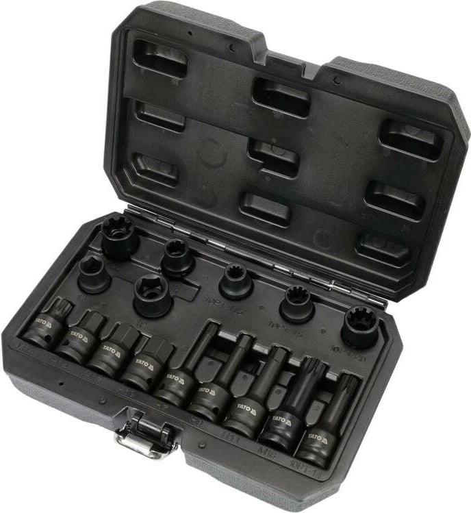 Set soketash Yato YT-06811, 16 copë