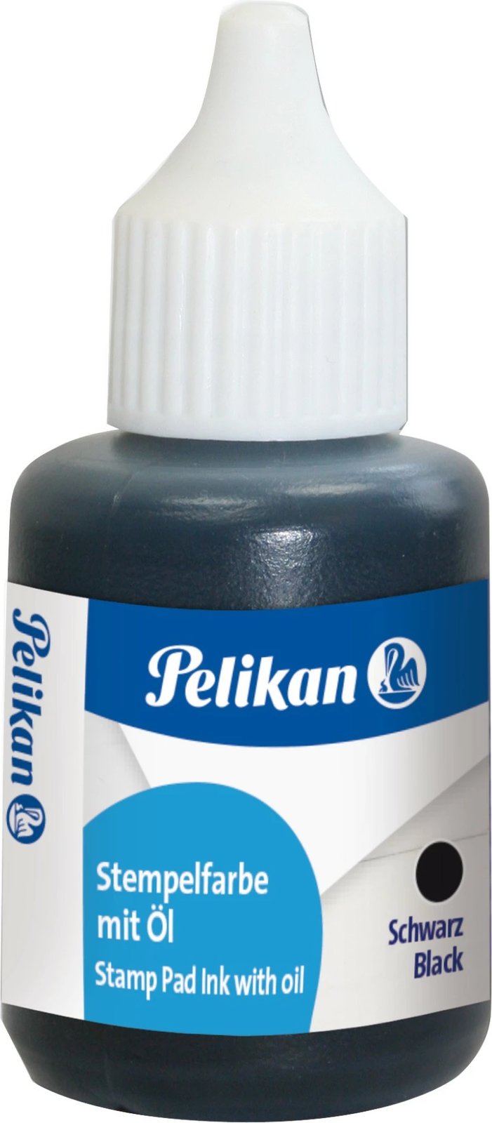 Bojë për stampë Pelikan 351353, 30ml, e zezë