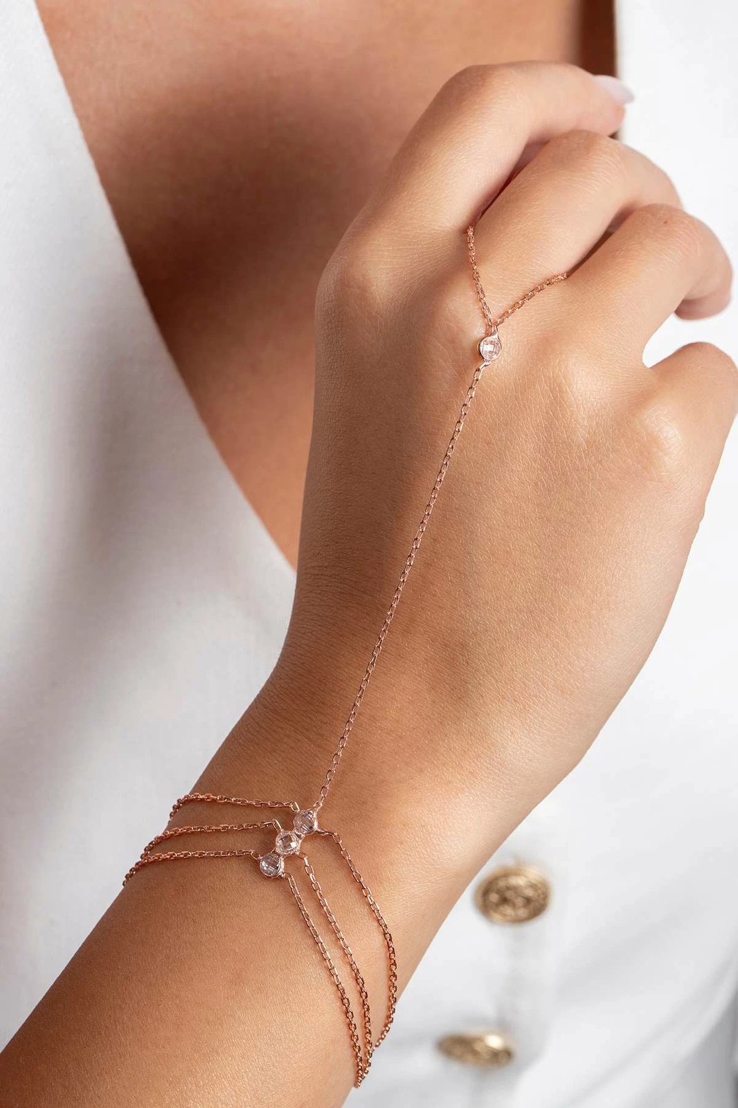 Zinxhir argjendi rozë gold Jumeon, TFNY65245R