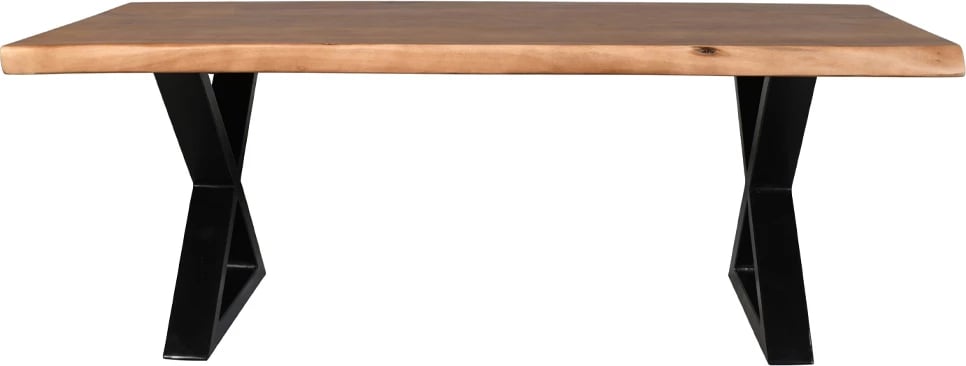 Tavolinë kafeje MINGLE, ngjyrë arre, e zezë, 115x60x42cm