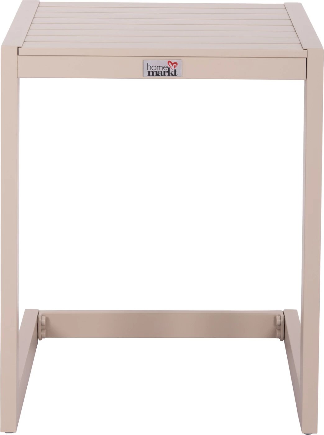 Tavolinë anësore për shezlong, alumin, ngjyrë shampanjë, BELLING FH6274.04, 42x43x53cm