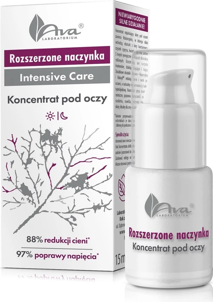 Koncentrat për konturin e syve Ava Laboratorium Extended Capillaries Eye Contour Concentrate për femra, 15ml