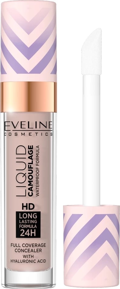 Korrektor për femra Eveline Cosmetics Liquid Camouflage Waterproof 04 Light Almond 7.5ml