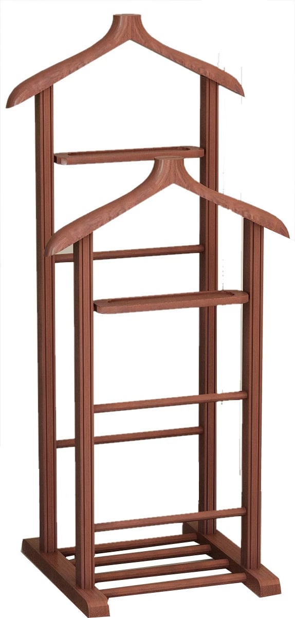 Stendë për rroba Hanah Home, Beta Double, ngjyrë arre