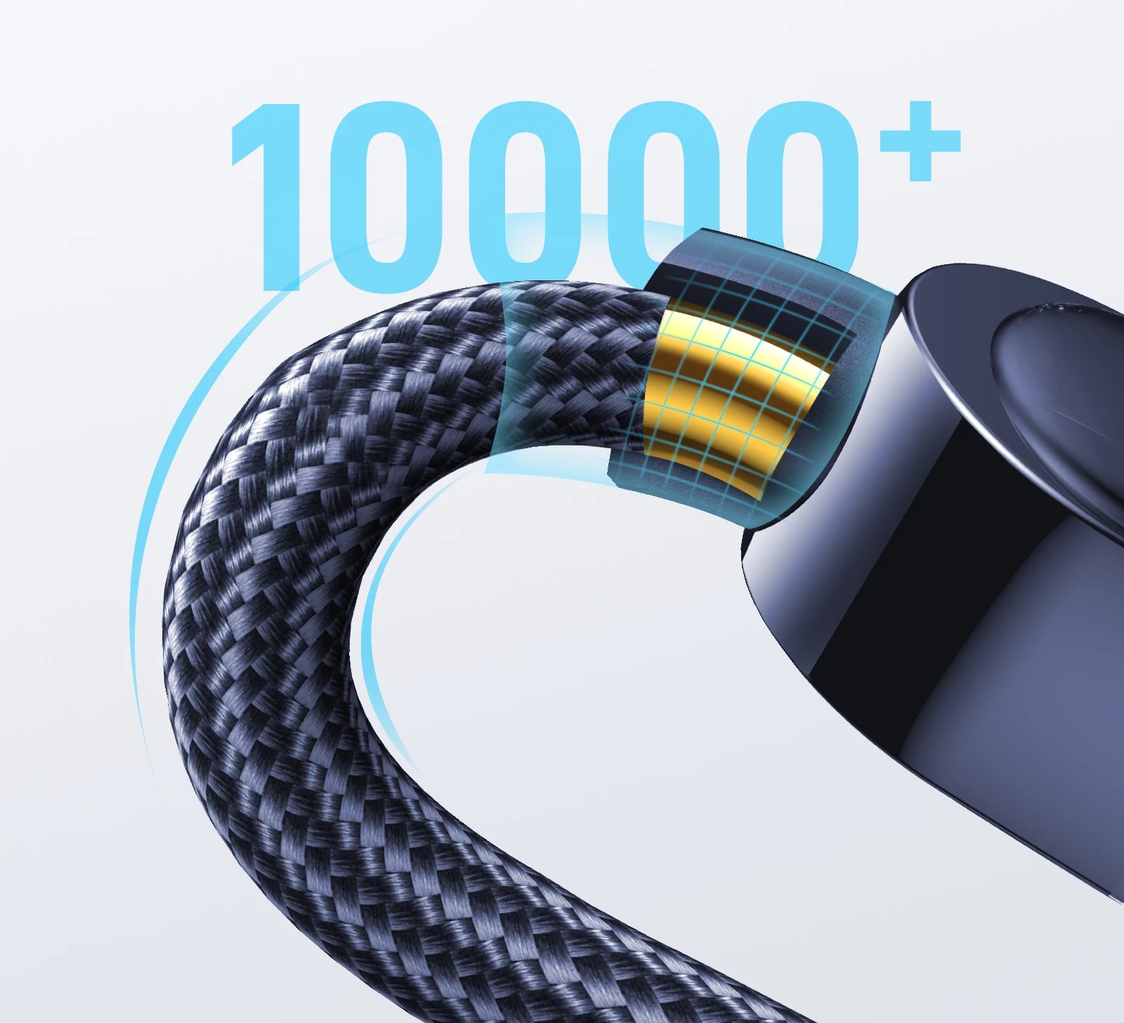 Kabllo USB-C në USB-C Joyroom A4 S-CC100A4 me ekran, 1.2m, 100W, Blu
