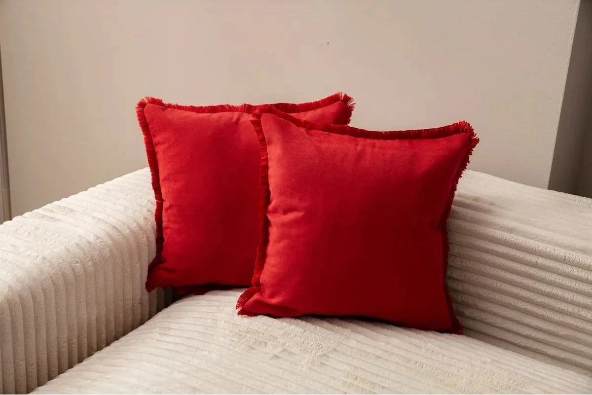 Set mbulesash për jastëk (2 copë), Evila Originals, Sacakli, e kuqe v2