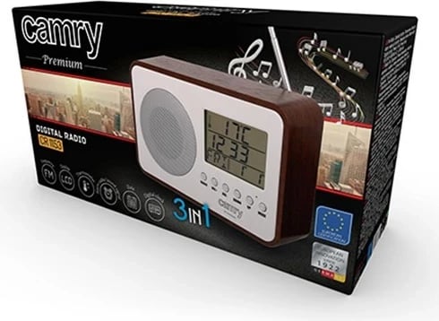 Radio portabile CAMRY CR1153, digjitale, LCD, e zezë/e bardhë
