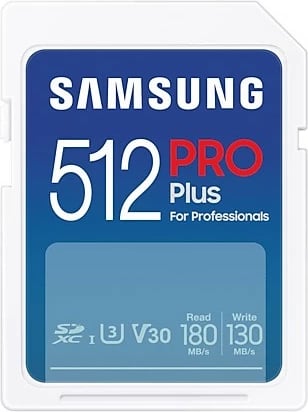 Kartelë SDXC Samsung PRO Plus 512GB, UHS-I, Class 3, e bardhë