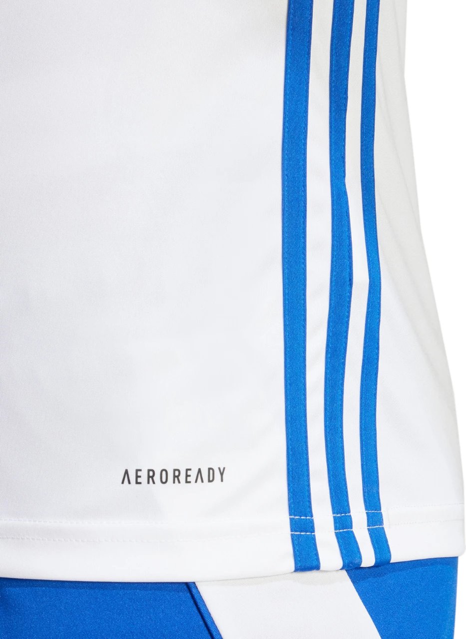 Maicë fanellë adidas për meshkuj, e bardhë-blu