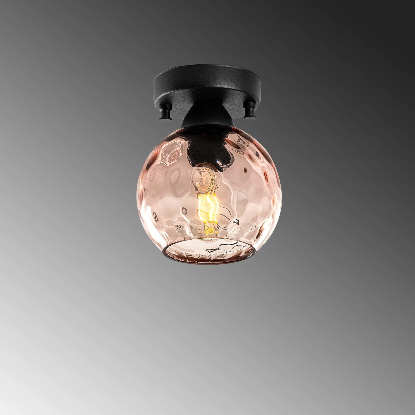 Llambë tavani Opviq, Benek - 15 - 14373, rozë dhe e zezë