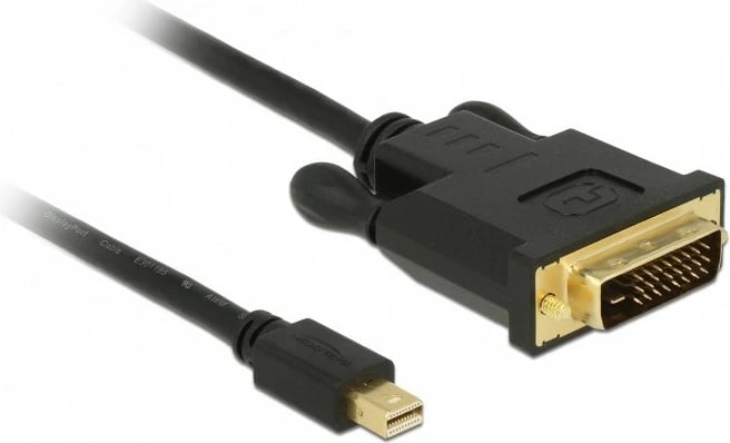 Kabllo DeLOCK 83990, Mini DisplayPort në DVI-D, 3m, e zezë