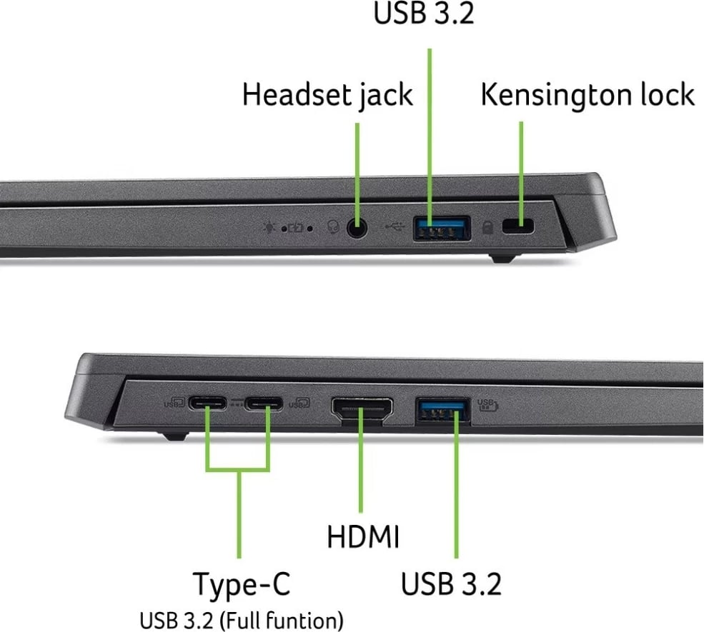 Kompjuter portativ Acer Aspire Go 15 AG15-51P-50C1, Intel Core i5-1334U, 16GB RAM, 512GB SSD, 15.3", Zi