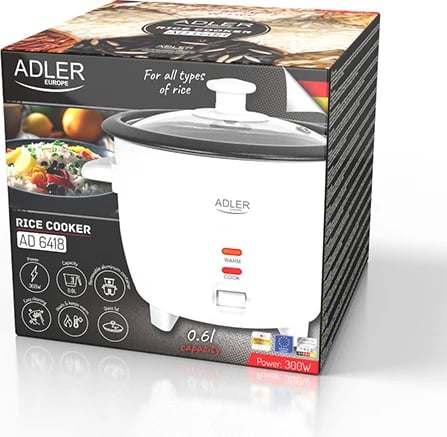 Gatuese orizi, Adler AD 6418, 0.6L, 300W Gatuese orizi, Adler AD 6418, 0.6L, 300W