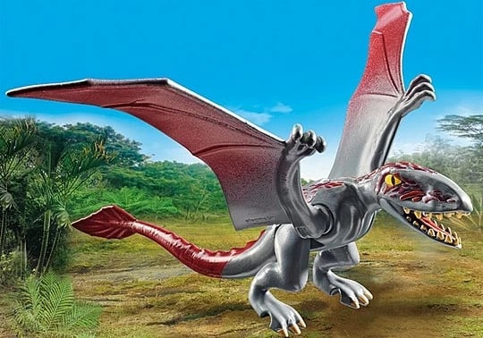 Set lodrash Playmobil Dinos 71525, stacion kërkimor për dinosaur Dimorfodon, 49 pjesë